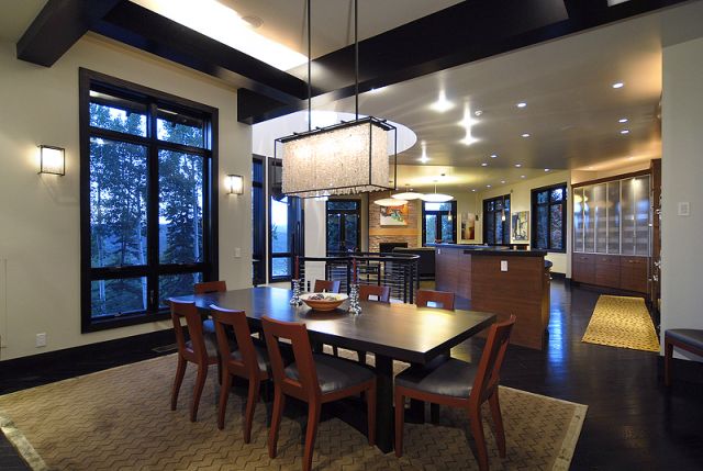 Mountain Modern Retreat — Interior design by company kd