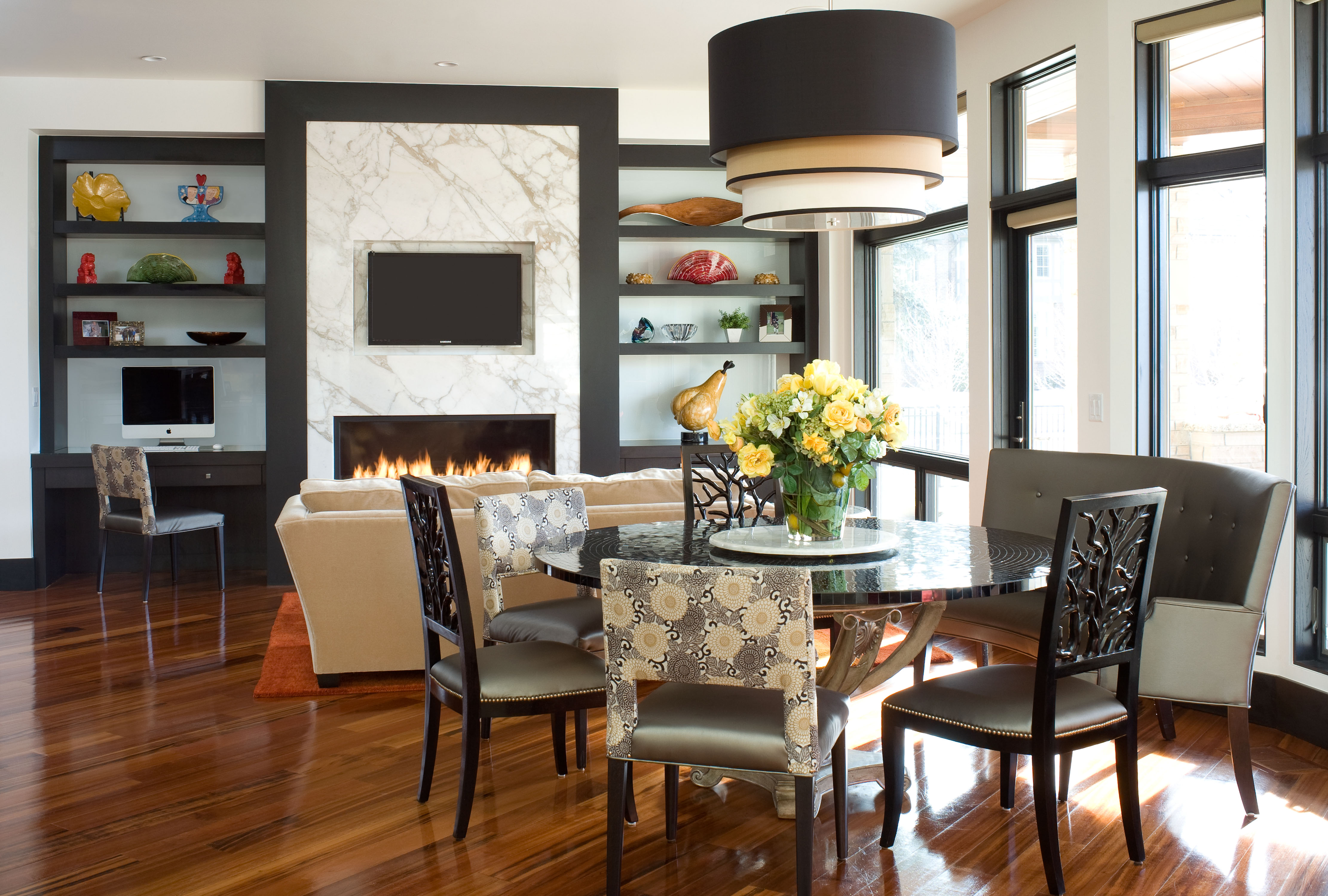 Warm Modern Contemporary — Interior design by company kd