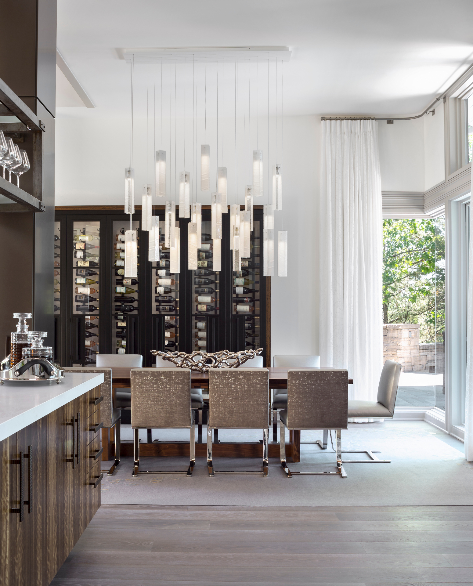Castle Pines Mountain Modern, Interior design by company kd, Denver CO