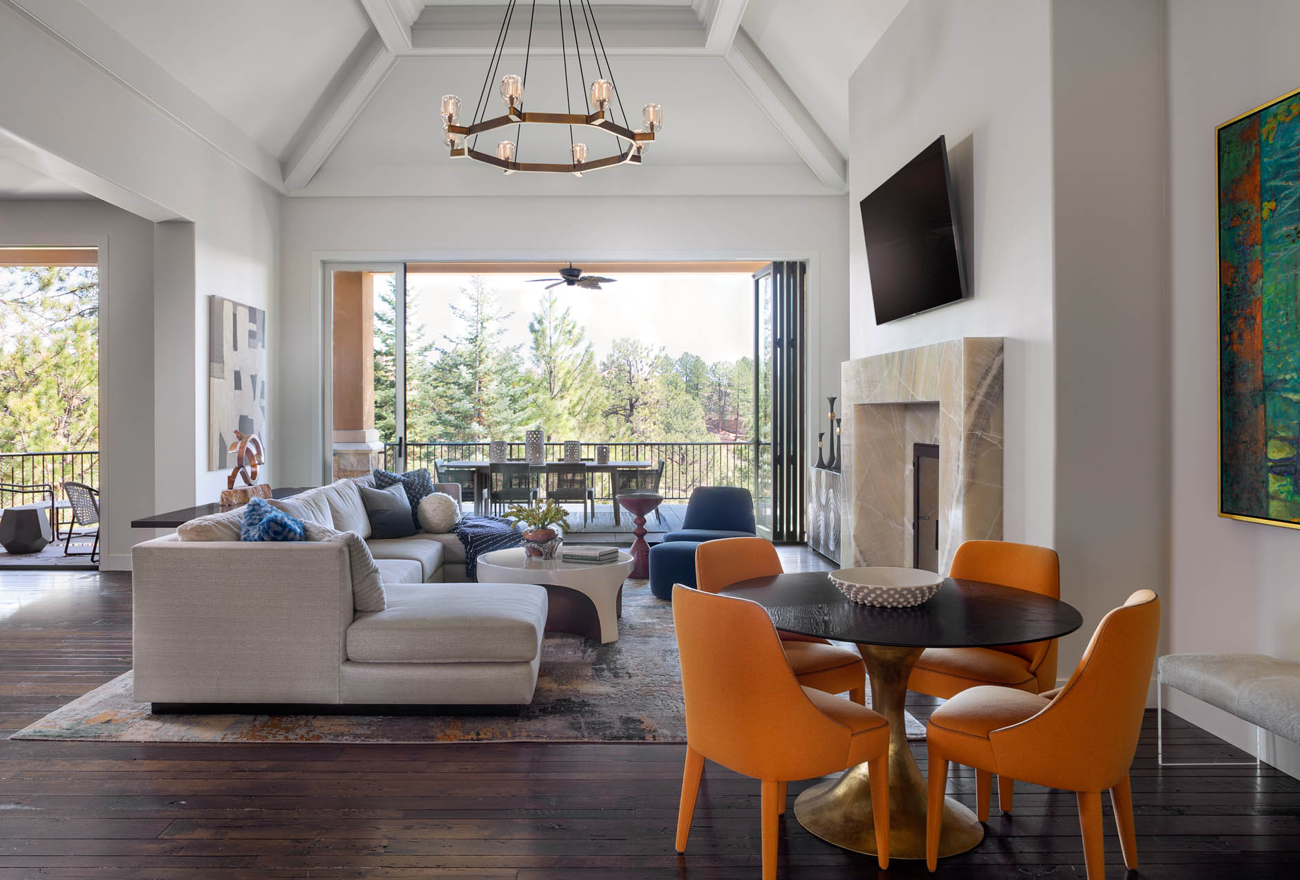 Castle Pines Classic Contemporary — Interior design by company kd