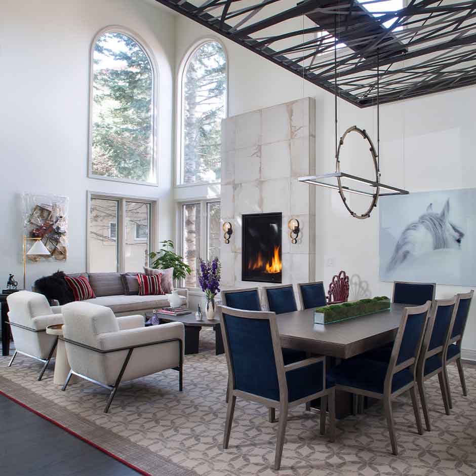 Cherry Creek Transitional — Interior design by company kd