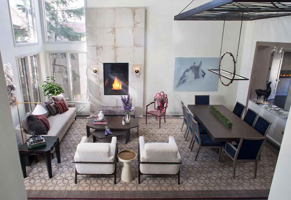 Cherry Creek Transitional — Interior design by company kd