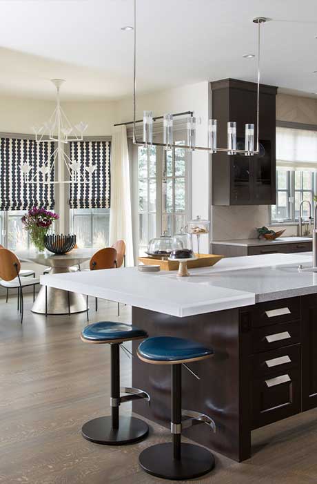 Crestwood Transitional — Interior design by company kd