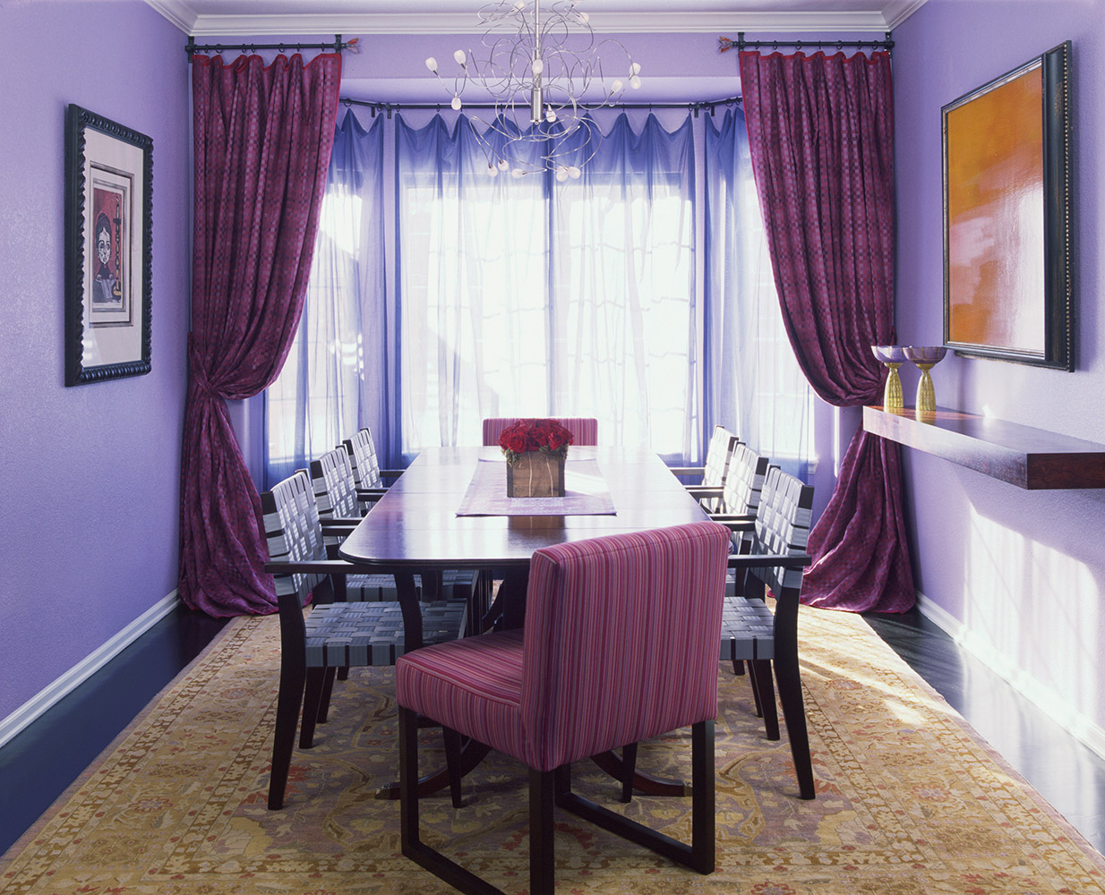 Lowry Colorful Transitional — Interior design by company kd