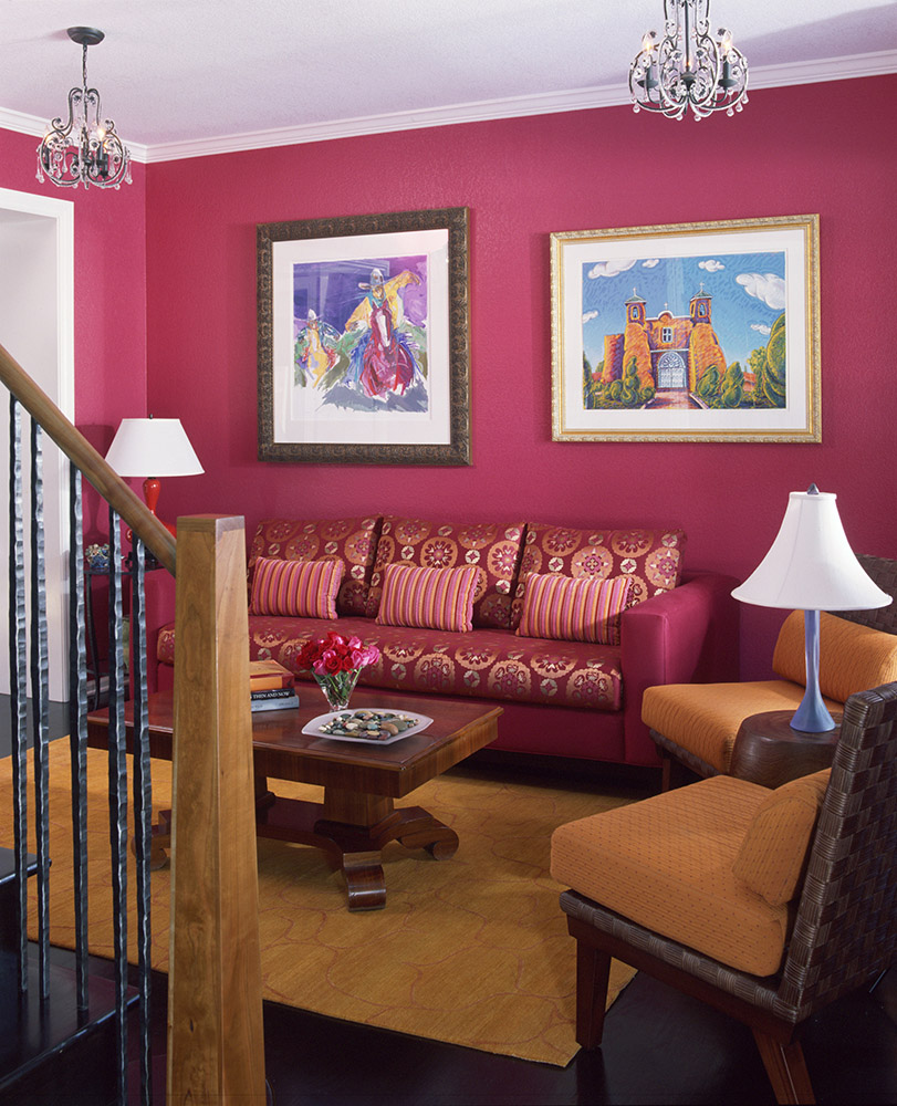 Lowry Colorful Transitional — Interior design by company kd