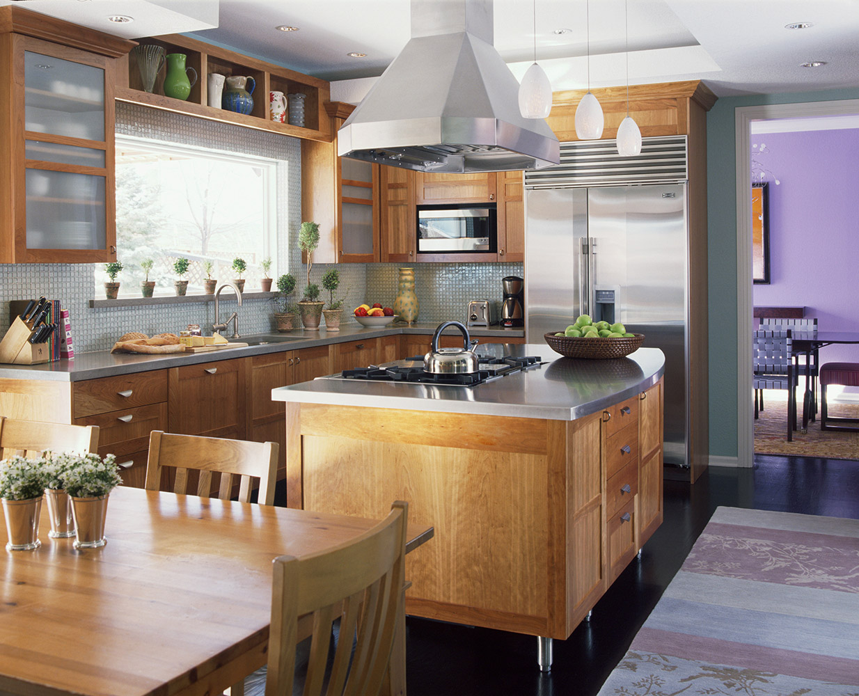 Lowry Colorful Transitional — Interior design by company kd