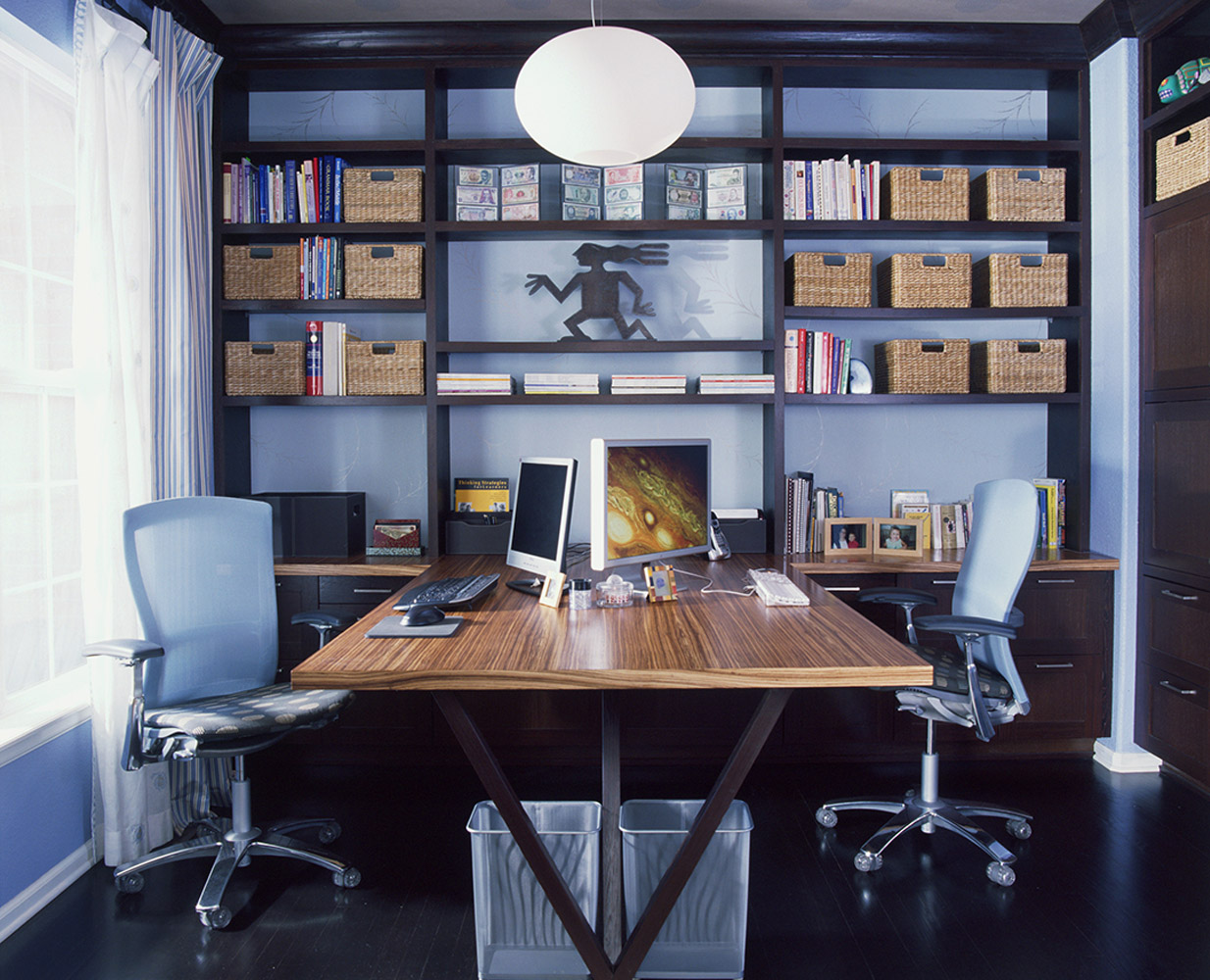 Lowry Colorful Transitional — Interior design by company kd