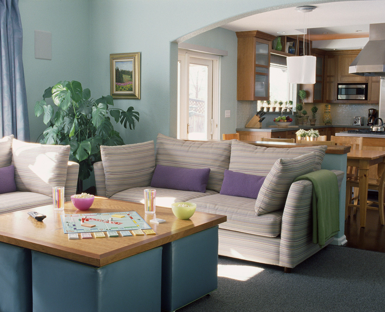 Lowry Colorful Transitional — Interior design by company kd