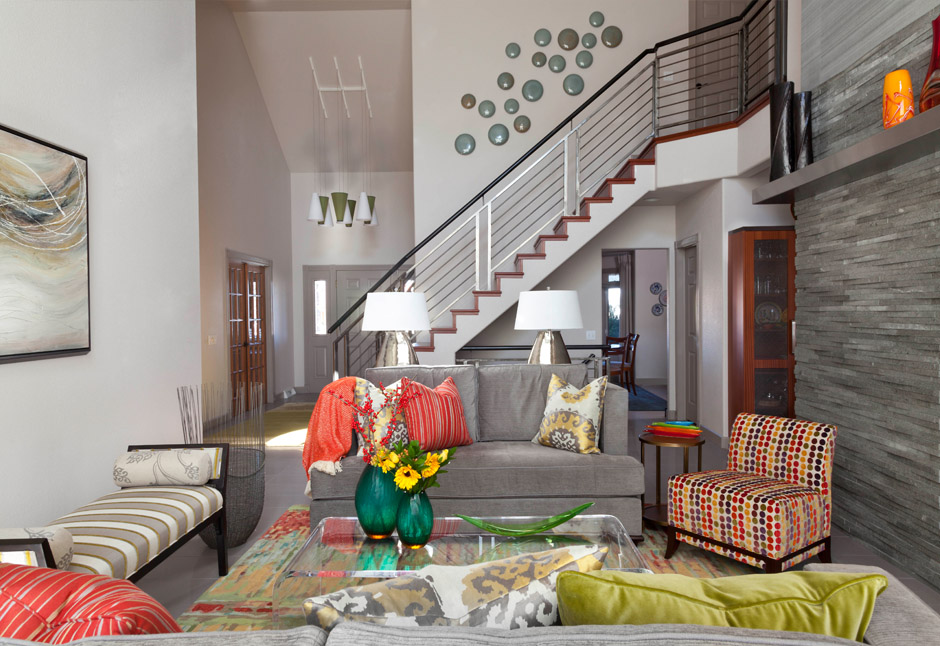 Kansas transitional — Interior design by company kd