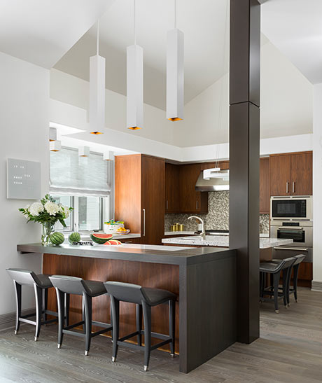 Castle Pines Mountain Modern — Interior design by company kd