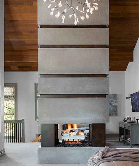 Castle Pines Mountain Modern — Interior design by company kd