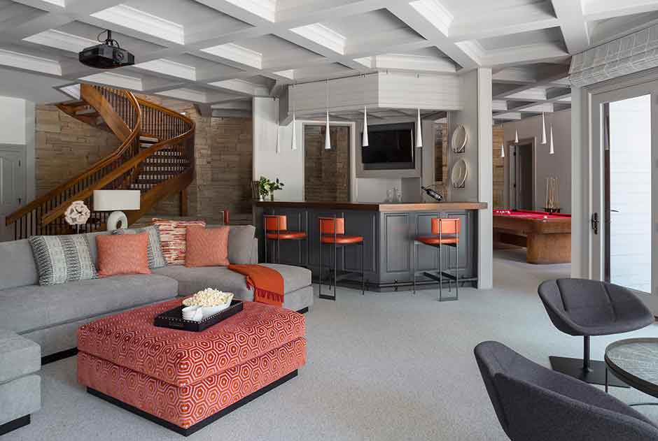 Castle Pines Mountain Modern — Interior design by company kd