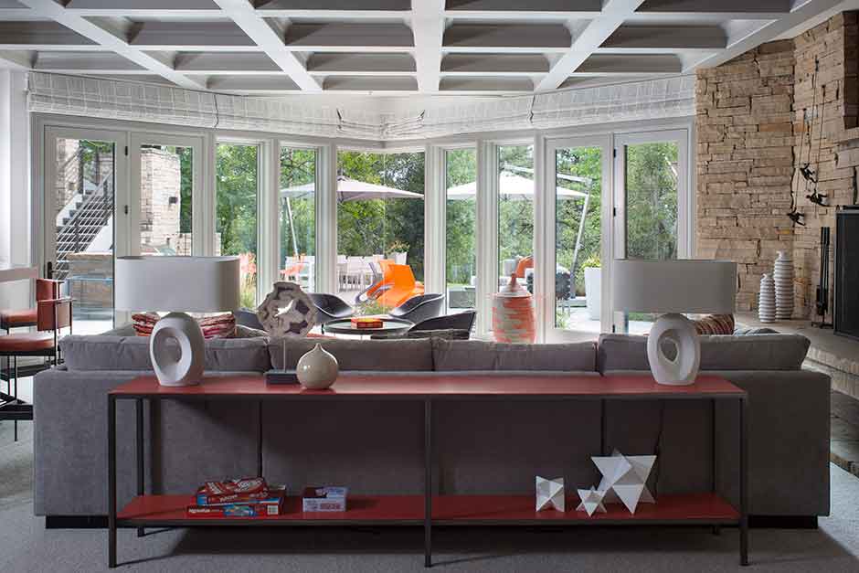 Castle Pines Mountain Modern — Interior design by company kd