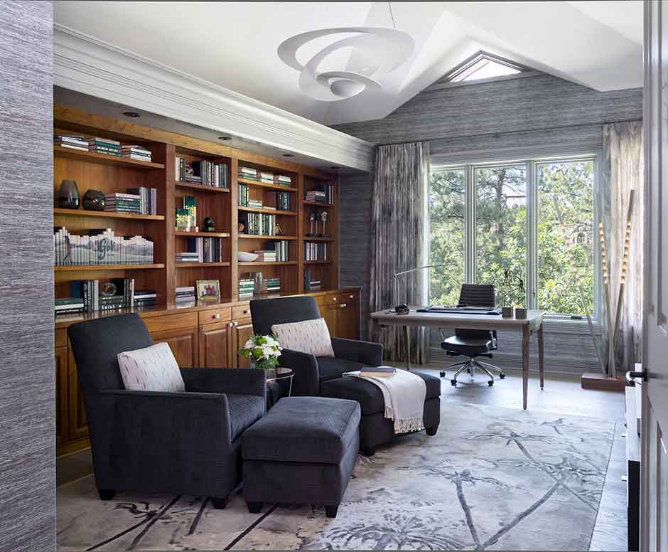 Castle Pines Mountain Modern — Interior design by company kd