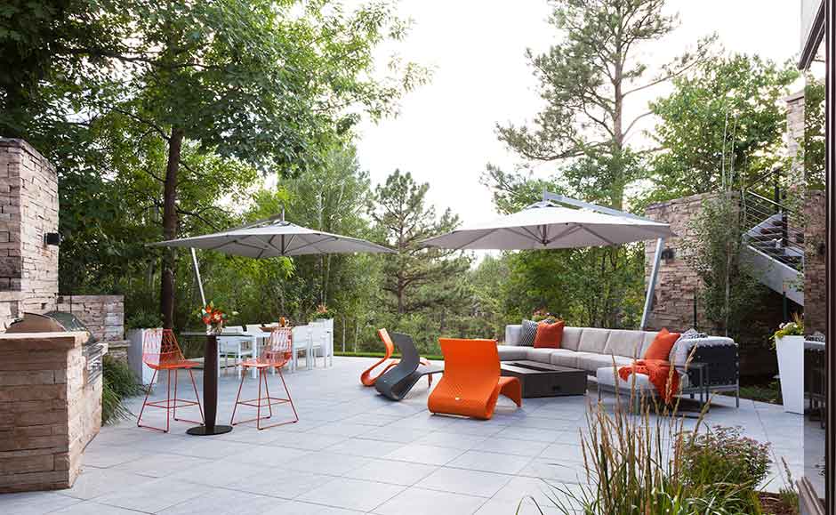 Castle Pines Mountain Modern — Interior design by company kd