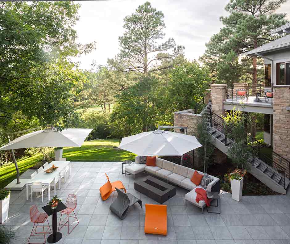 Castle Pines Mountain Modern — Interior design by company kd