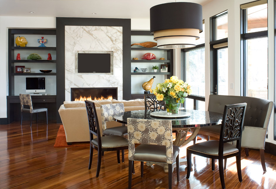 Hilltop Contemporary — Interior design by company kd