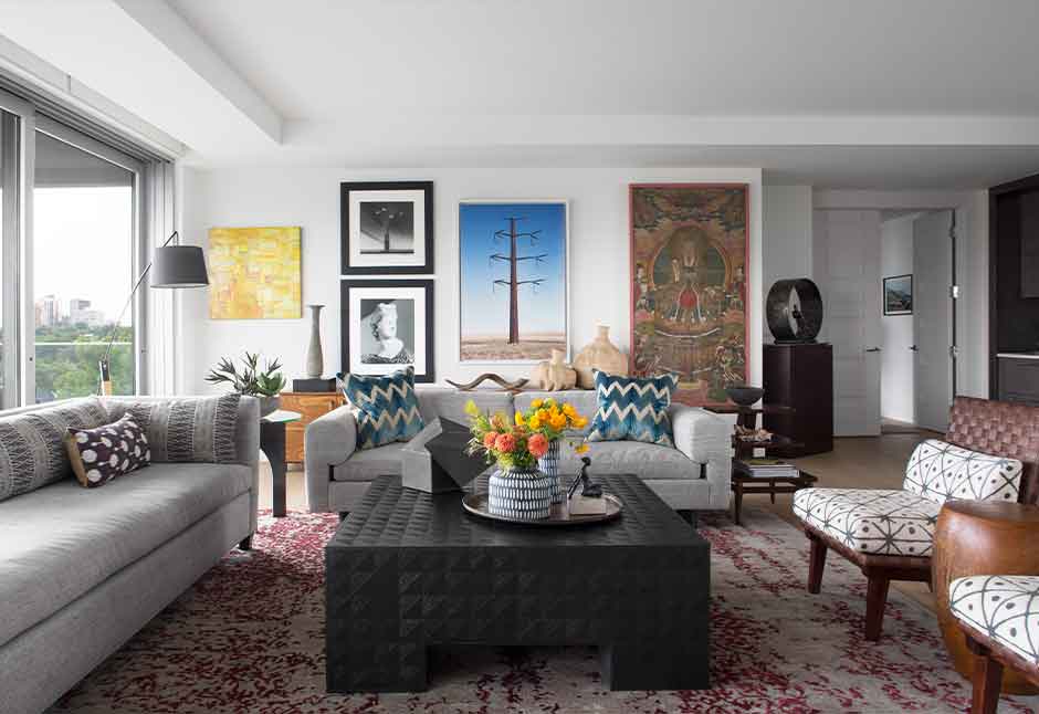 Urban Hi-Rise with a View — Interior design by company kd