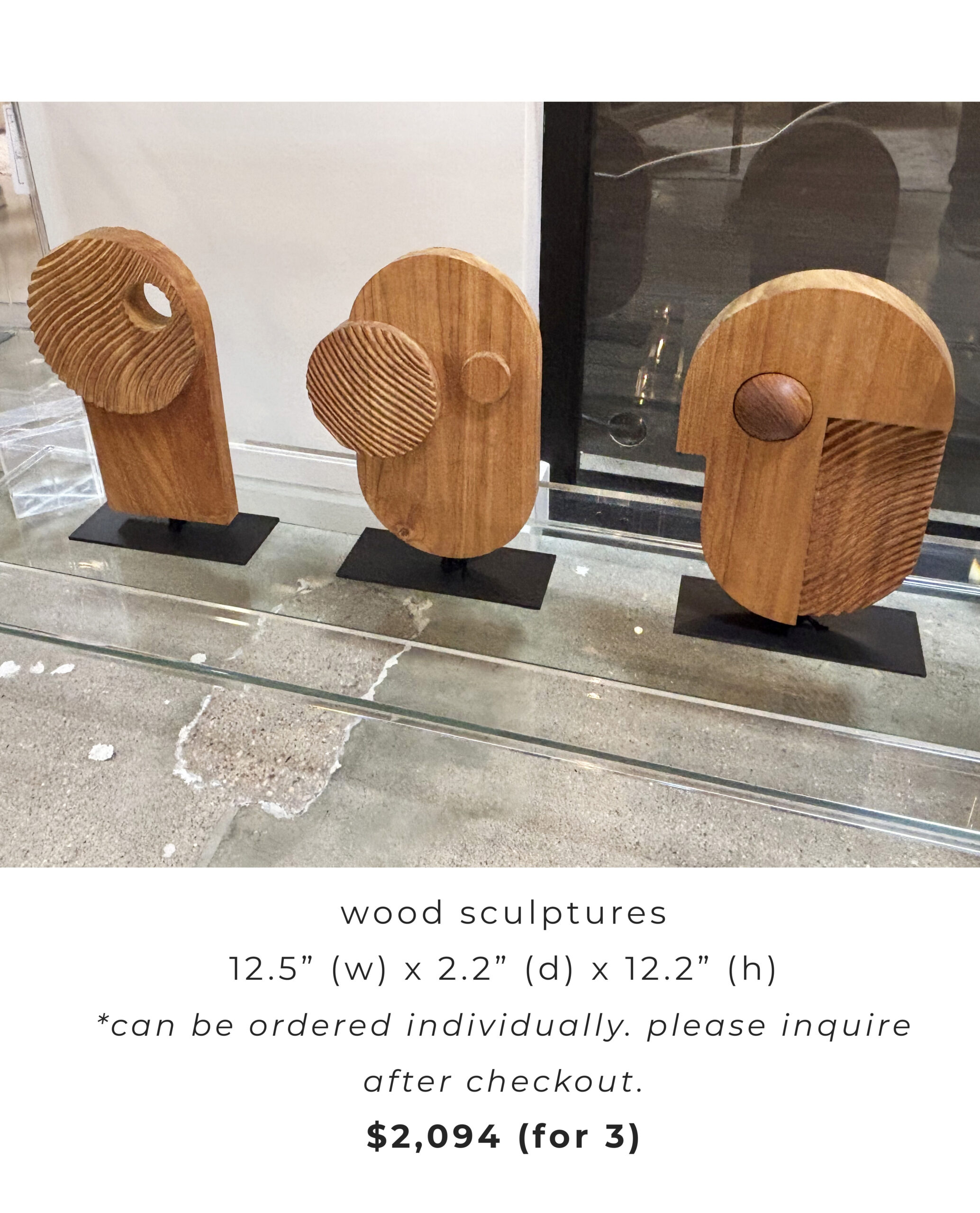 wood sculptures