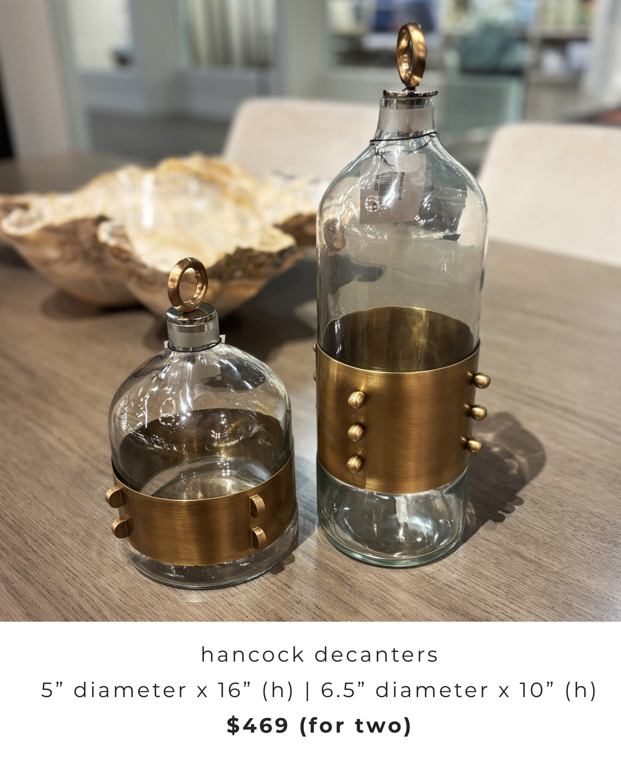 hancock decanters