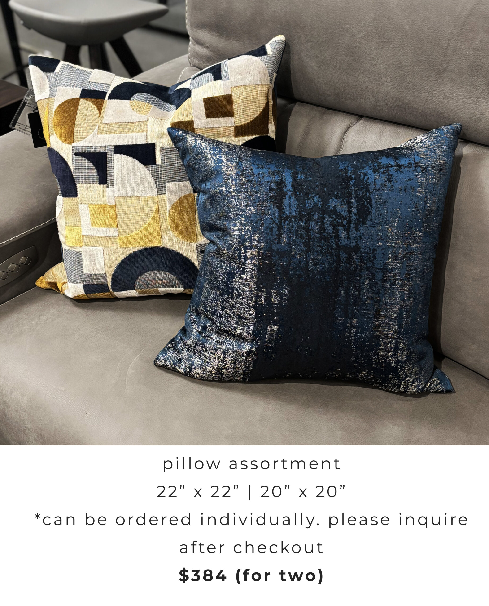 pillow assortment